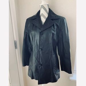 Wilsons Leather Black Vintage Maxima Jacket
